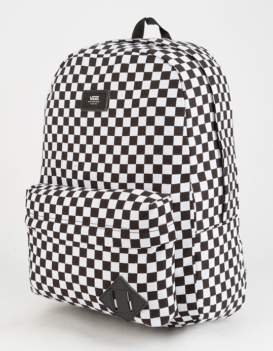 vans old skool ii black & white backpack