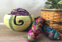 Watermelon Ceramic Yarn Bowl