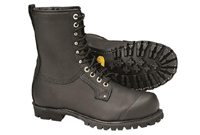 Full-Grain Leather Chain Saw Boots