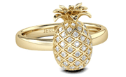 Pineapple Sterling Silver Ring