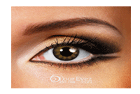 Get Sexy Brown Big Eye Circle Contact Lenses Under € 9.99 
